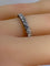 Bague 50 Alliance en or blanc 18 carats sertie de diamants 1,50 ct 58 Facettes AB461bis