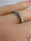 Bague 50 Alliance en or blanc 18 carats sertie de diamants 1,50 ct 58 Facettes AB461bis