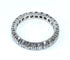 Bague 50 Alliance en or blanc 18 carats sertie de diamants 1,50 ct 58 Facettes AB461bis