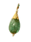 Pendentif Pendentif en or jaune 18 carats à émeraudes et perles 58 Facettes AB479