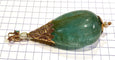 Pendentif Pendentif en or jaune 18 carats à émeraudes et perles 58 Facettes AB479
