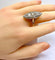 Bague 61 Bague marquise en or jaune 18 carats et platine sertie de diamants 58 Facettes AB521