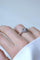 Bague 60 Art Déco - Bague hexagonale en platine et diamants 58 Facettes