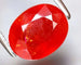 Gemstone Saphir orange ovale naturel 3,22 ct (traitement au béryllium) 58 Facettes 330