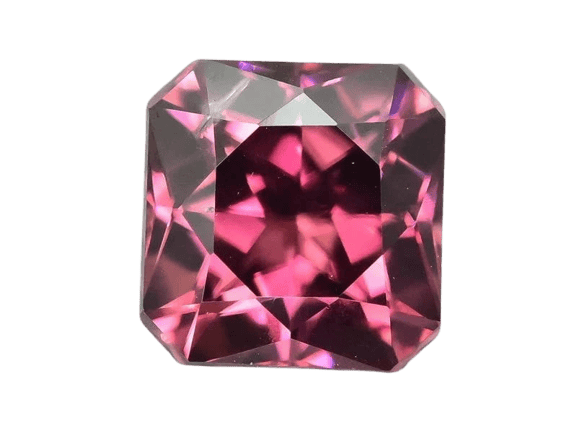 Gemstone Zircon naturel - Pierre coussin 2,30 ct non chauffé 58 Facettes 396