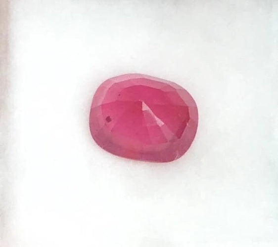 Gemstone Rubis naturel 9,02 ct taille coussin 58 Facettes 379