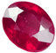 Gemstone Rubis naturel ovale 6 ct 58 Facettes 347