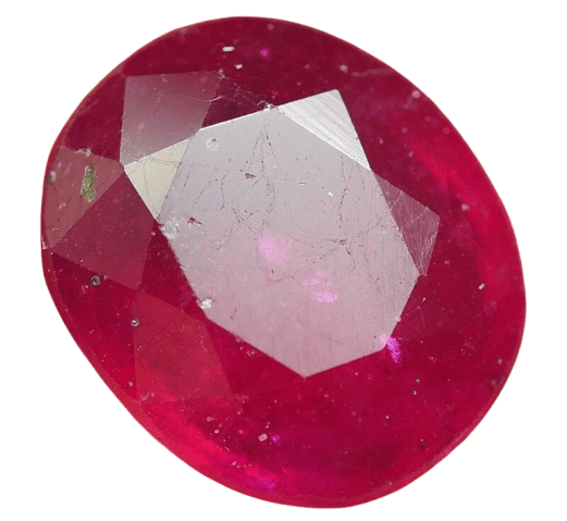 Gemstone Rubis naturel ovale 5,20 ct 58 Facettes 339