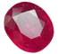 Gemstone Rubis naturel ovale 5,20 ct 58 Facettes 339
