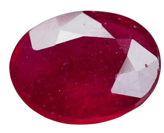 Gemstone Rubis naturel taille ovale 4,50 ct 58 Facettes 305