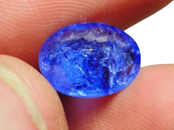 Gemstone Tanzanite - Pierre précieuse ovale 4,13 ct 58 Facettes 291