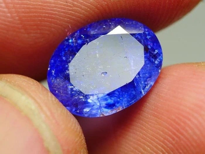 Gemstone Tanzanite - Pierre précieuse ovale 4,13 ct 58 Facettes 291