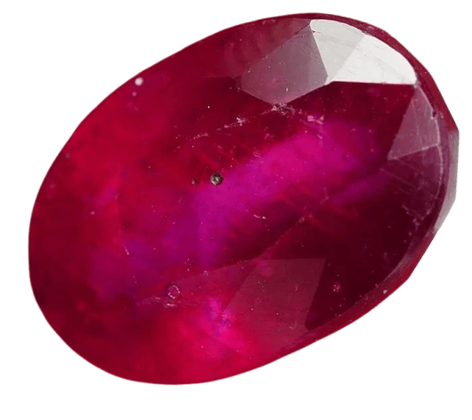 Gemstone Rubis ovale 5,50 ct du Mozambique 58 Facettes 282