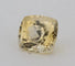 Gemstone Saphir jaune non chauffé 1,12 ct avec certificat CGL 58 Facettes 156
