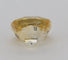 Gemstone Saphir jaune non chauffé 1,12 ct avec certificat CGL 58 Facettes 156