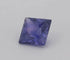 Gemstone Saphir violet naturel 0,52 ct taille carré 58 Facettes 159