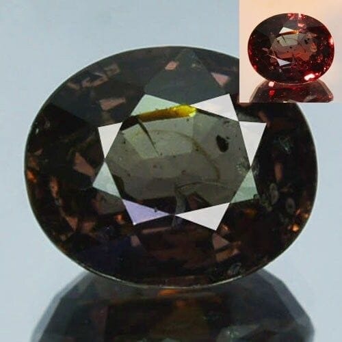 Gemstone Alexandrite naturelle non chauffée 3,19 ct avec certificat AIG 58 Facettes 217