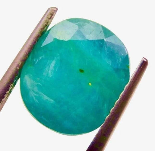 Gemstone Grandidiérite naturelle - Pierre ovale 4,56 ct 58 Facettes 129