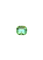 Gemstone Tourmaline verte 2,35 ct taille Asscher 58 Facettes 75