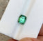 Gemstone Tourmaline - Pierre taille coussin 1,55 ct bleu-vert 58 Facettes 11
