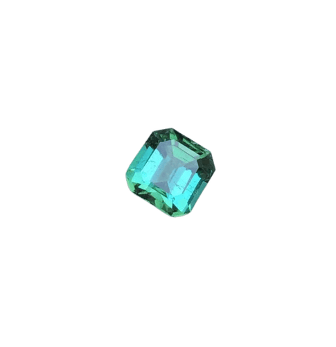 Gemstone Tourmaline verte naturelle - Pierre coussin 1,55 ct 58 Facettes 81