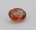 Gemstone Saphir padparadscha 0,46 ct avec certificat 58 Facettes 96