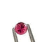 Gemstone Saphir rose non chauffé 0,51 ct taille ronde 58 Facettes 154