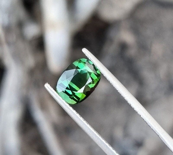 Gemstone Tourmaline verte - Pierre 2,08 ct taille coussin 58 Facettes 8