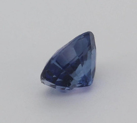 Gemstone Certificat - Saphir bleu naturel ovale 0,81 ct non chauffé 58 Facettes 457