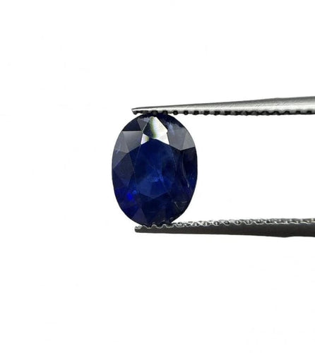 Gemstone Saphir bleu non chauffé naturel 2,04 ct taille ovale 58 Facettes 492