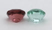 Gemstone Paire de tourmalines bleu lagon et rubellites 3,05 ct 58 Facettes 433