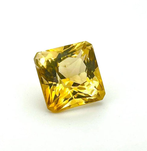 Gemstone Citrine naturelle 68 ct non traitée - Taille carrée 58 Facettes 509