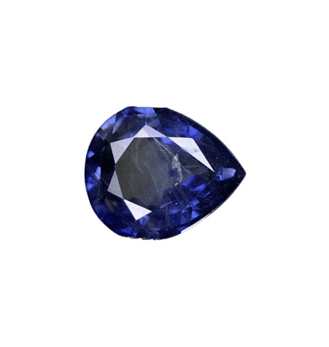 Gemstone Saphir bleu chauffé non traité 2,09 ct 58 Facettes 502