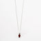 Collier Collier - Pendentif en or blanc 18 carats avec rubis et diamant 58 Facettes