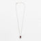 Collier Collier - Pendentif en or blanc 18 carats avec rubis et diamant 58 Facettes