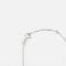 Collier Collier - Pendentif en or blanc 18 carats avec rubis et diamant 58 Facettes