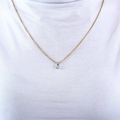 Pendentif Pendentif en or blanc 18 carats et diamant 58 Facettes