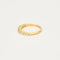 Bague 54 Demi-alliance - Bague en or jaune 18 carats et diamants 58 Facettes