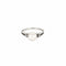 Bague 50 Bague en or blanc 18 carats avec perle de culture et diamants 58 Facettes