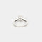 Bague 50 Bague en or blanc 18 carats avec perle de culture et diamants 58 Facettes
