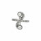 Bague 55 Bague en or blanc 18 carats et diamants 58 Facettes
