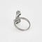 Bague 55 Bague en or blanc 18 carats et diamants 58 Facettes