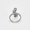 Bague 55 Bague en or blanc 18 carats et diamants 58 Facettes