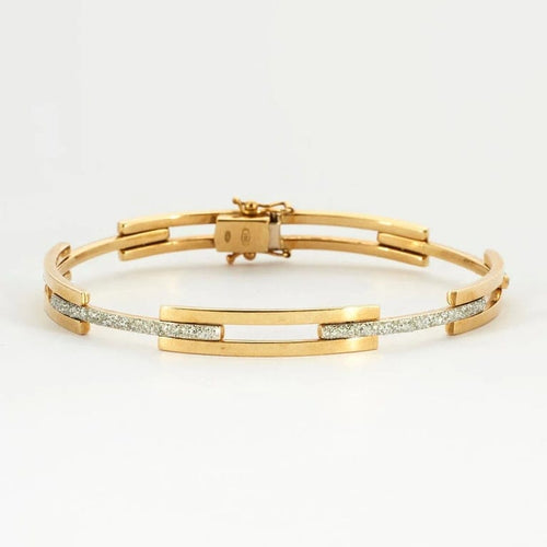 Bracelet Bracelet deux ors en or 750 58 Facettes