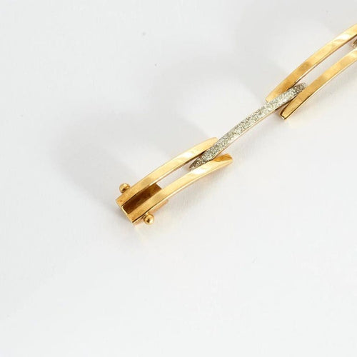 Bracelet Bracelet deux ors en or 750 58 Facettes