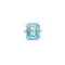 Bague 47 Bague en or blanc 750 ornée d’une topaze bleue 58 Facettes