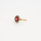 Bague 56 Bague ancienne en or 750 et platine, rubellite et diamants 58 Facettes