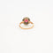 Bague 56 Bague ancienne en or 750 et platine, rubellite et diamants 58 Facettes