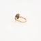 Bague 56 Bague ancienne en or 750 et platine, rubellite et diamants 58 Facettes