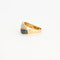 Bague 54 Bague lien en or jaune 750, saphirs et diamants 58 Facettes